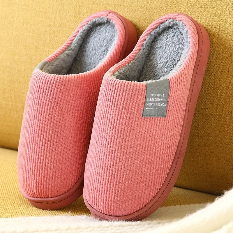 Warm Comfortable Closed Toe House Slippers