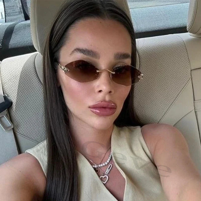 Classic Ladies Retro Metal Sunglasses