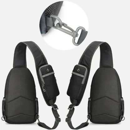 Waterproof Crossbody Daypack with Multiple Pockets