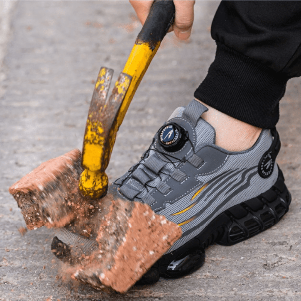 Comfortable Steel Toe Work Boots with Orthopedic Support