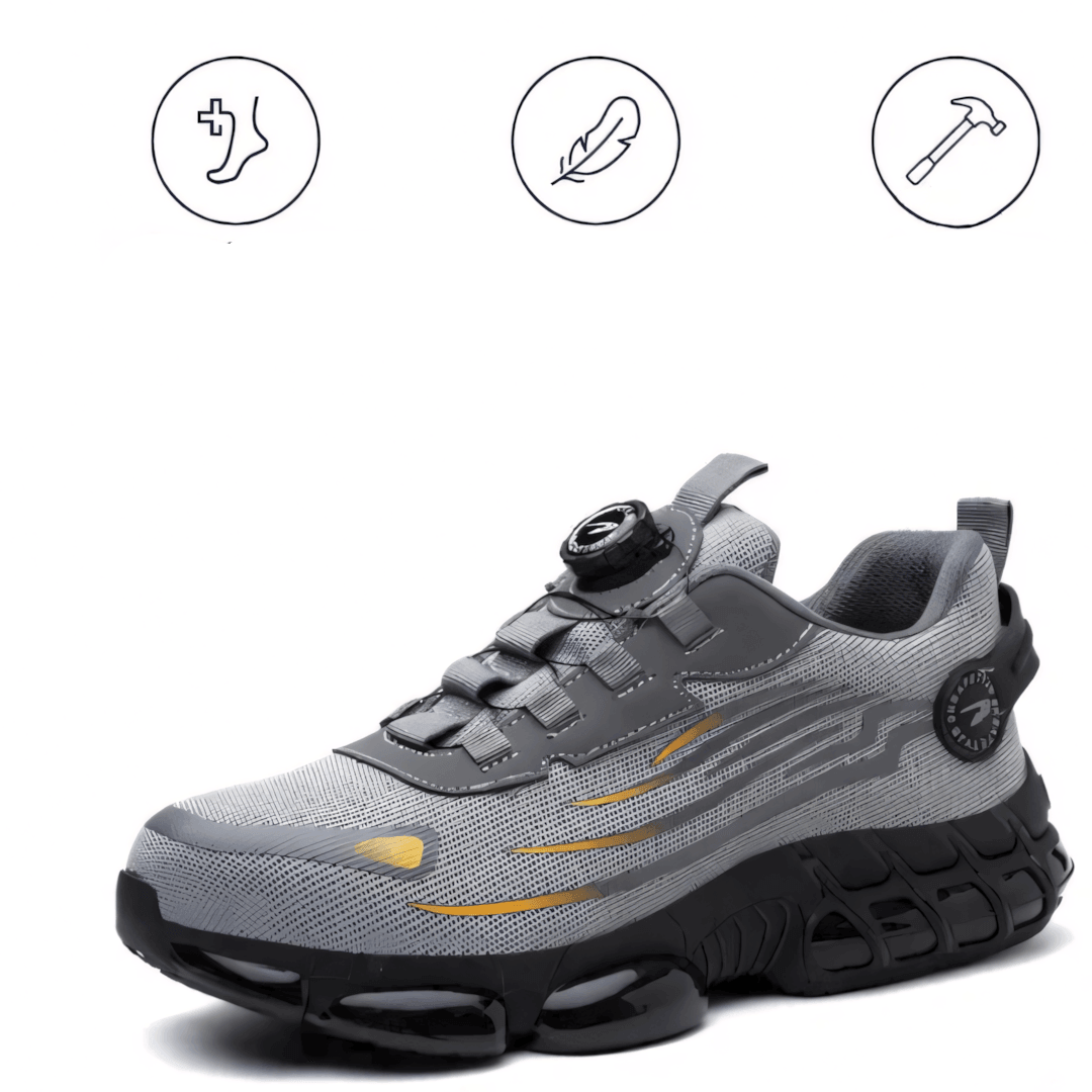 Comfortable Steel Toe Work Boots with Orthopedic Support