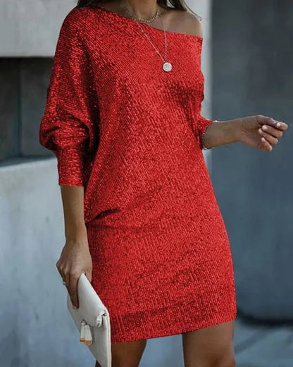 Sara | Glamorous off the shoulder mini dress