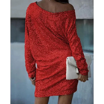 Sara | Glamorous off the shoulder mini dress