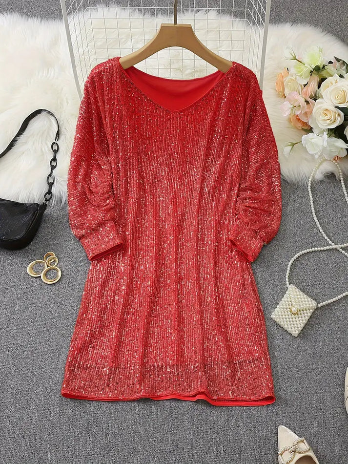 Sara | Glamorous off the shoulder mini dress