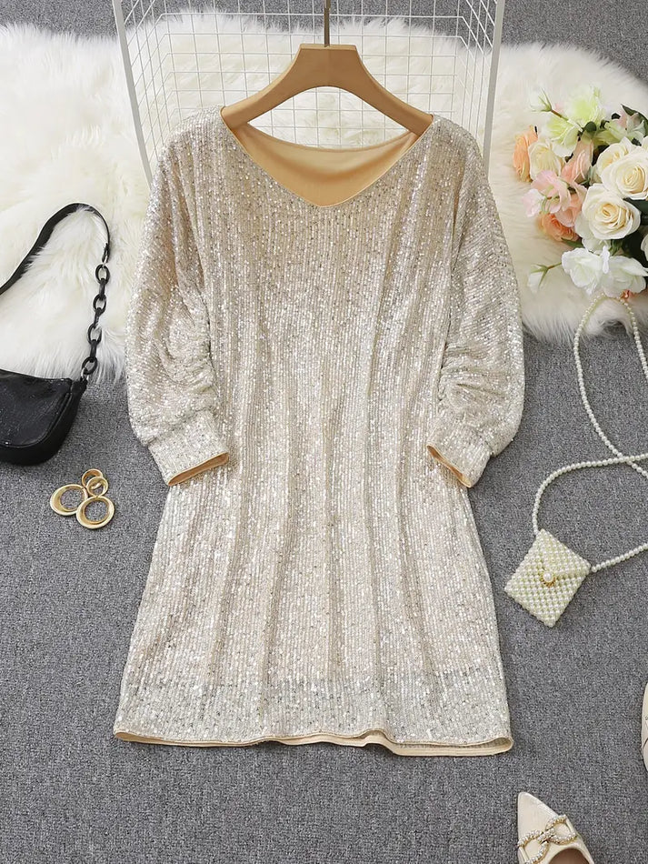 Sara | Glamorous off the shoulder mini dress