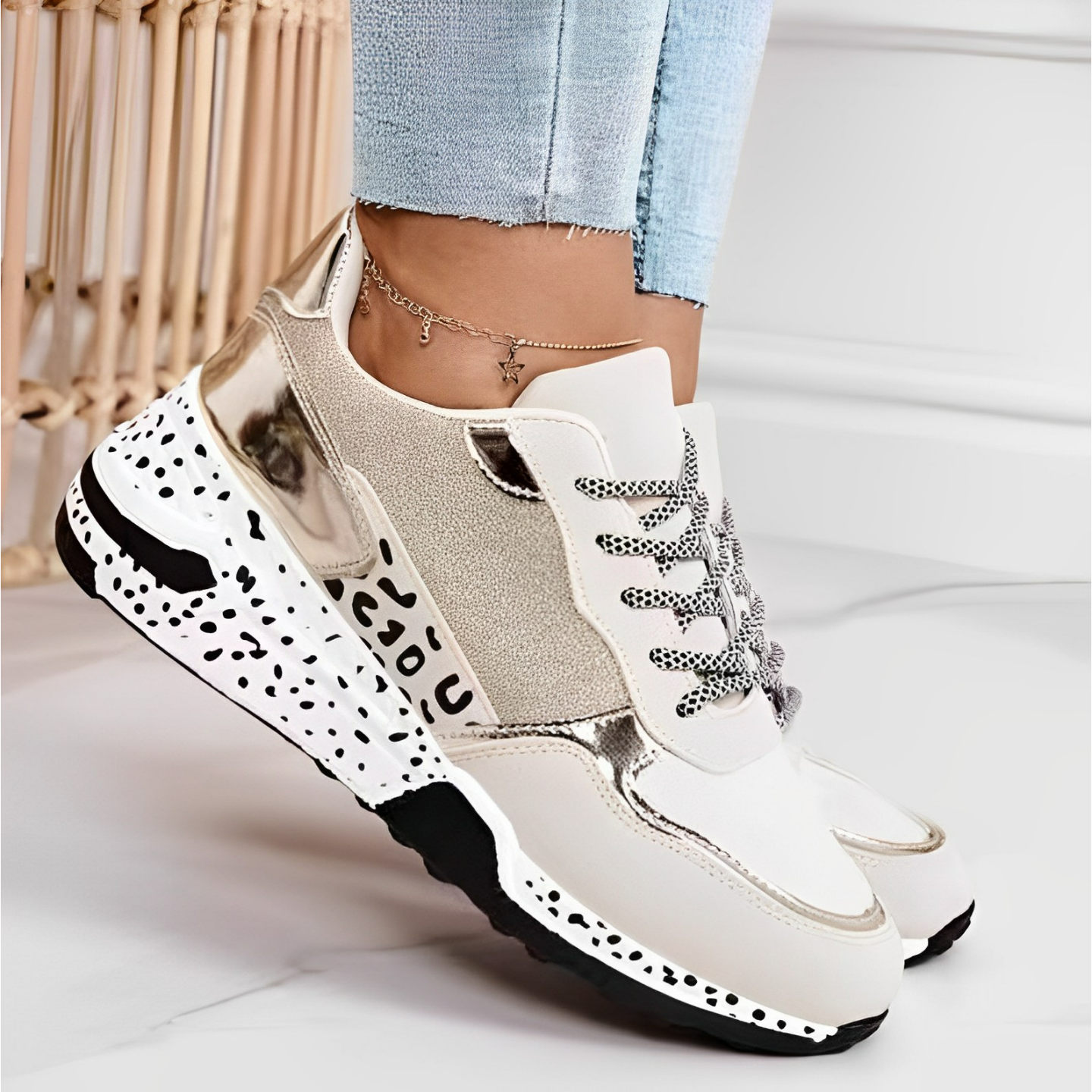 Sarah | Breathable & Stylish Slip-On Design Sneakers 2