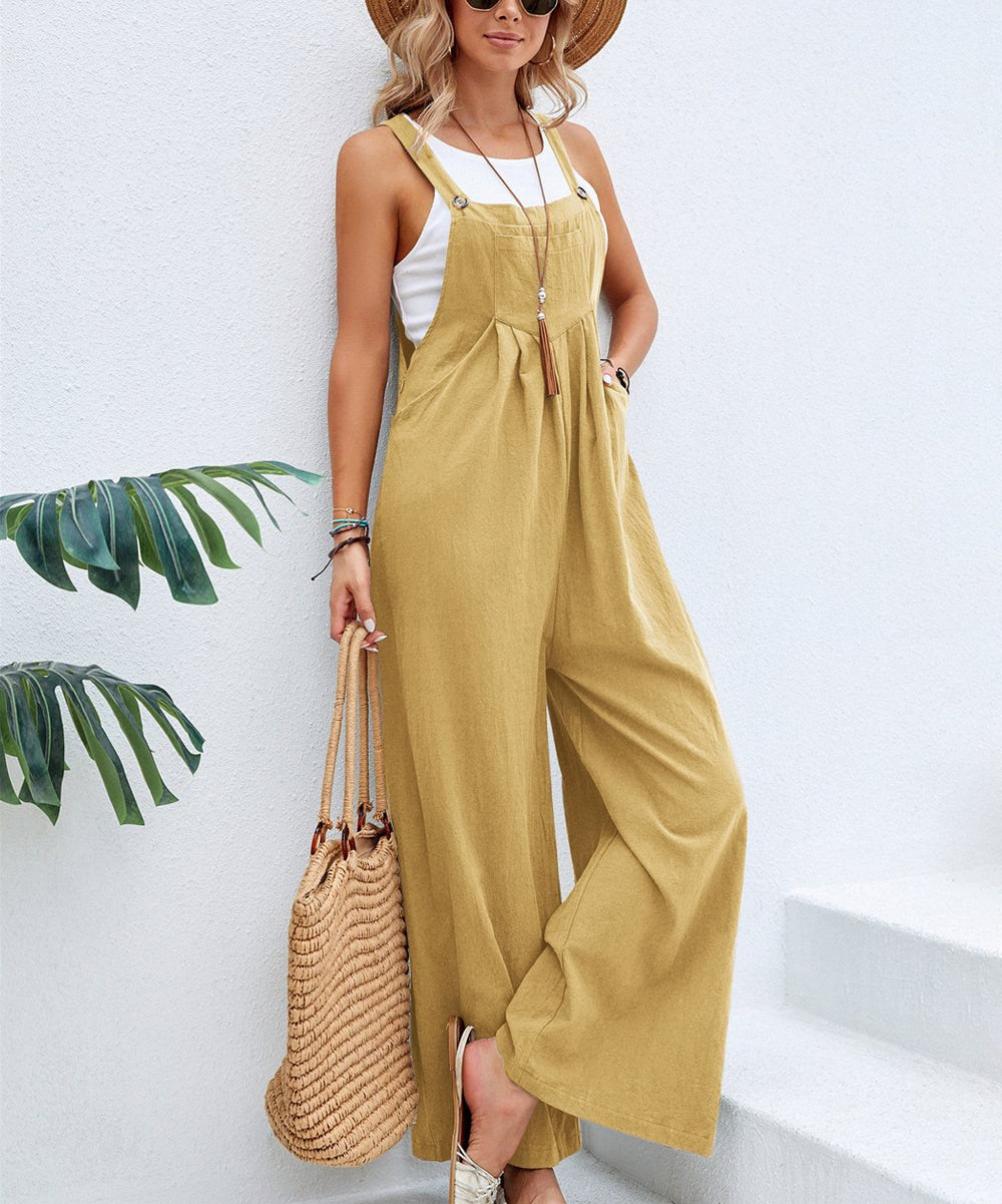 Ladies' Elegant Strap Jumpsuit