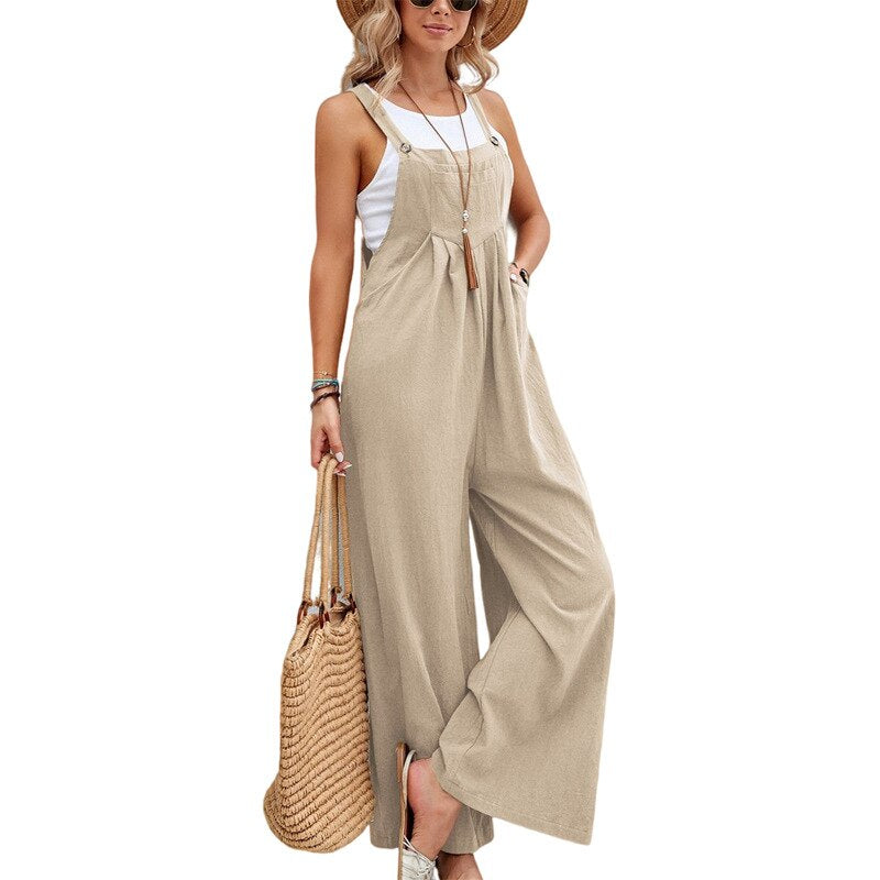 Ladies' Elegant Strap Jumpsuit