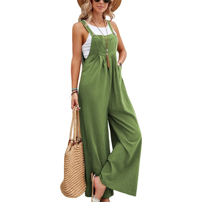 Ladies' Elegant Strap Jumpsuit