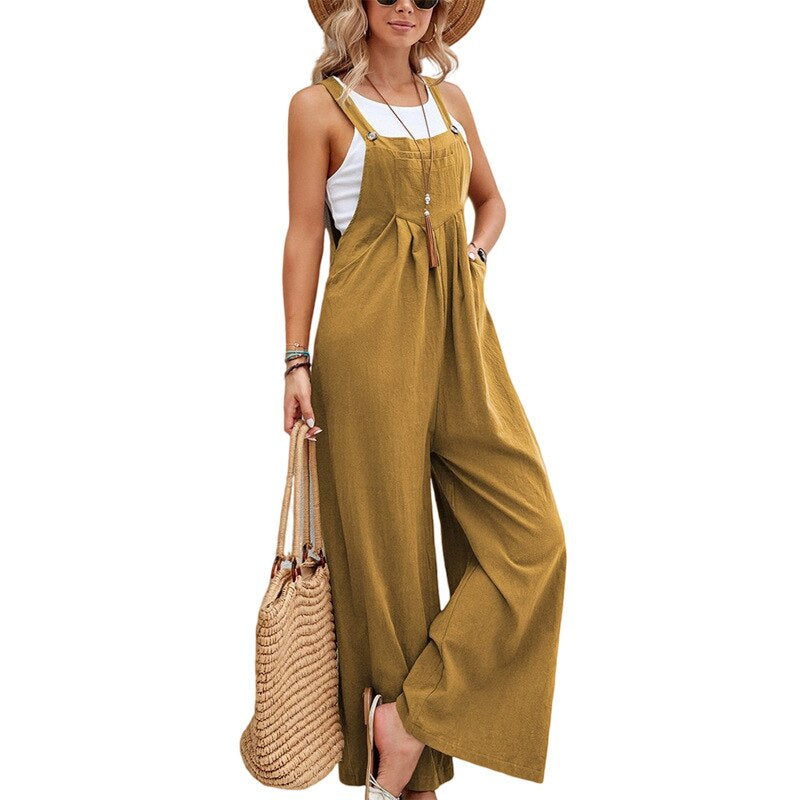 Ladies' Elegant Strap Jumpsuit