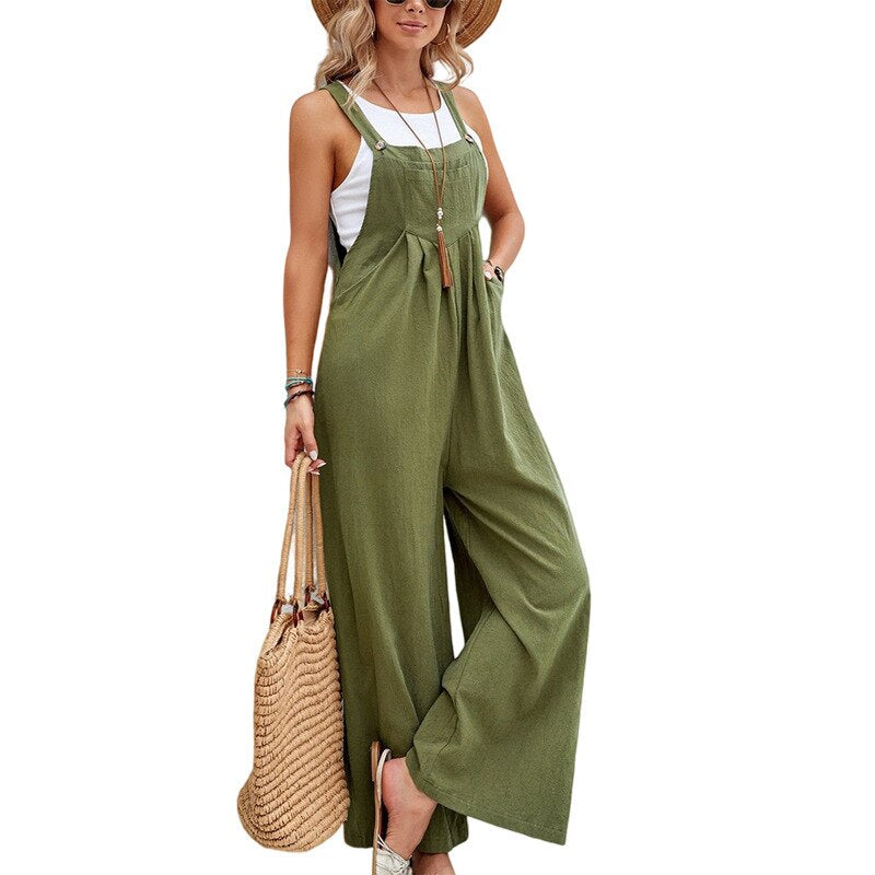 Ladies' Elegant Strap Jumpsuit