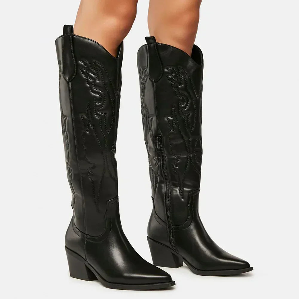 Rustic Country Tall Cowboy Boots