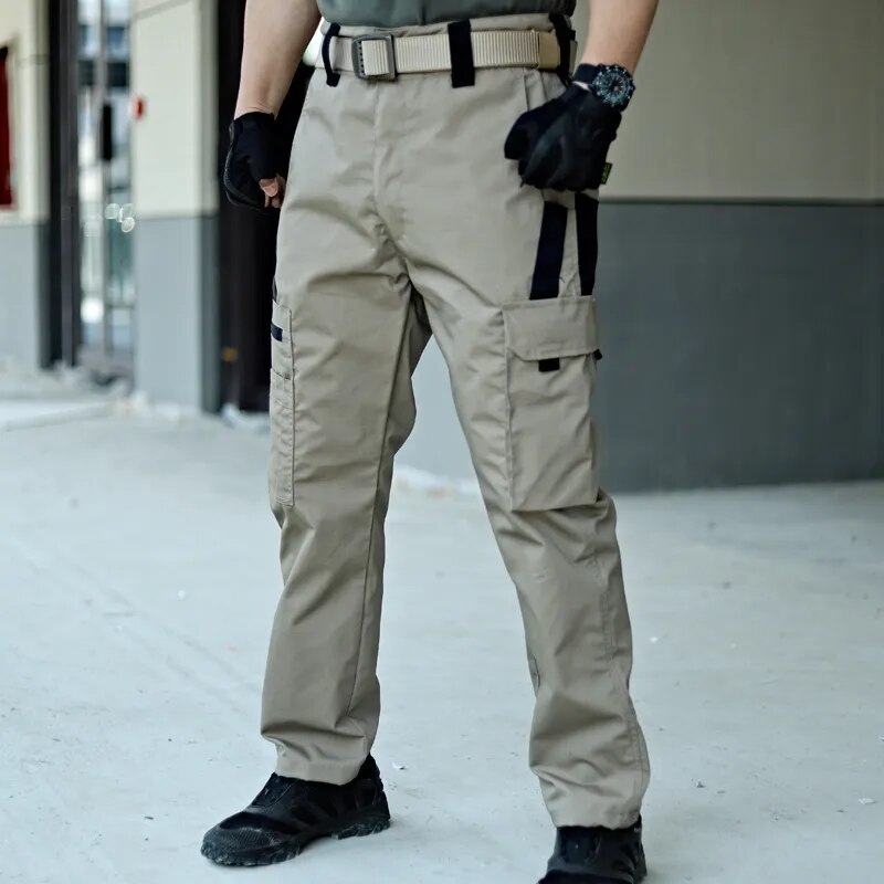 Men's Tactical Cargo Pants with Multiple Pockets
