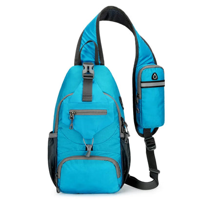 Waterproof Crossbody Daypack with Multiple Pockets