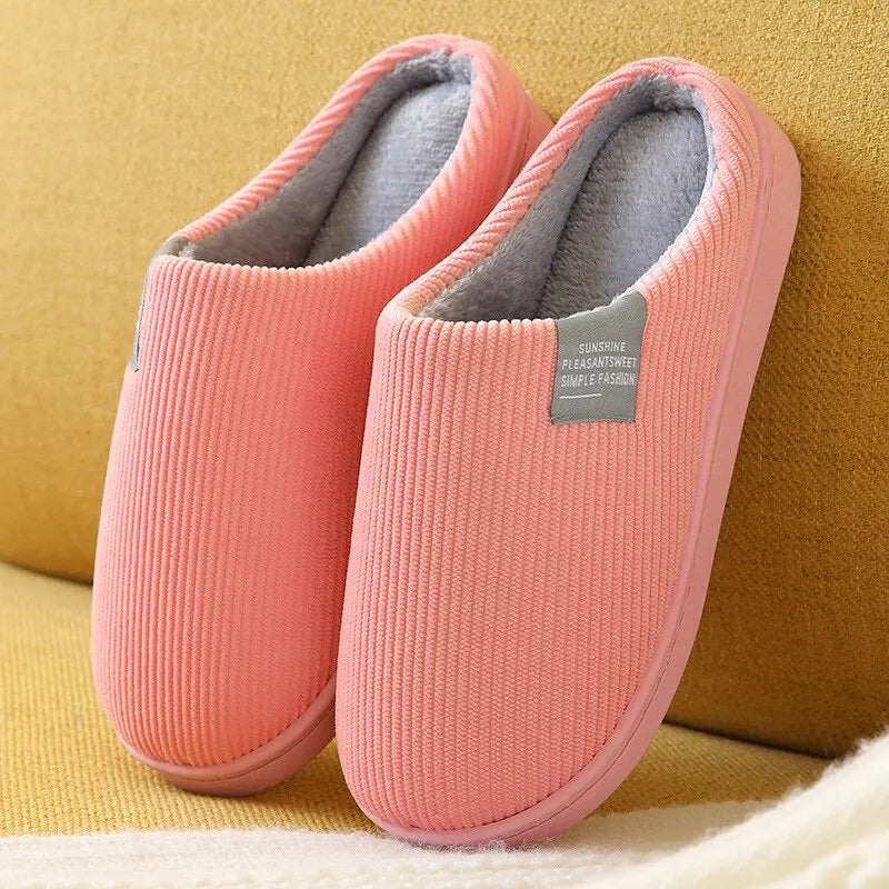 Warm Comfortable Closed Toe House Slippers