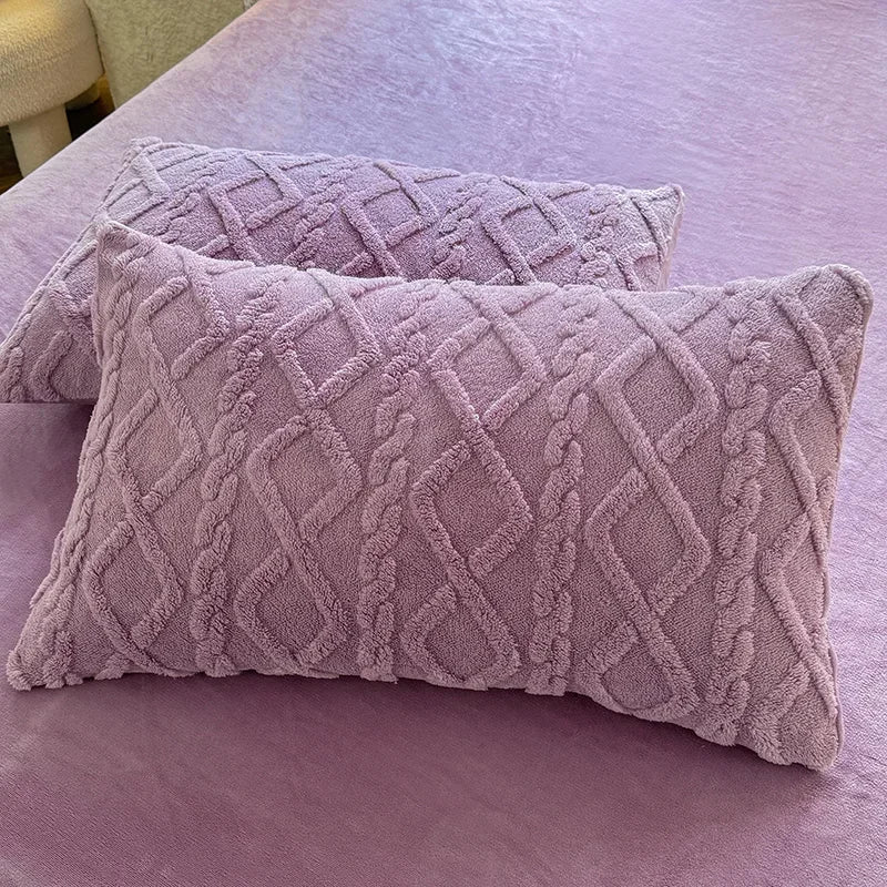 2x Soft Brushed Cotton Fitted Pillowcase Set