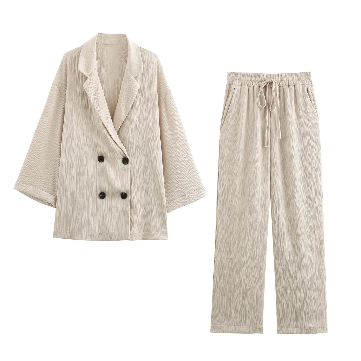 Variant image for Autumn Elegance | Women's Suit Blazer and Trousers Set-1