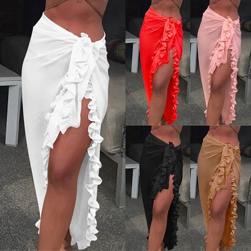 Chiffon Breeze | Beach Cover Up Dress-1