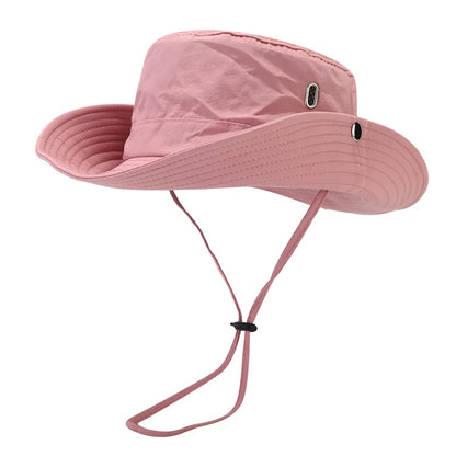 Women's Breathable Summer Sun Hat with Wide Brim Protection - Luxivelle