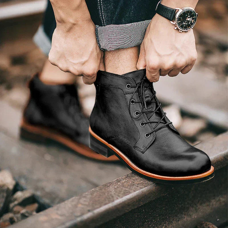 Grayson | Men's High-Top Boots in Genuine Leather 4