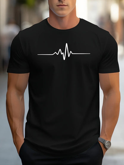 Men's Classic Graphic T-Shirt Comfortable Casual Tee