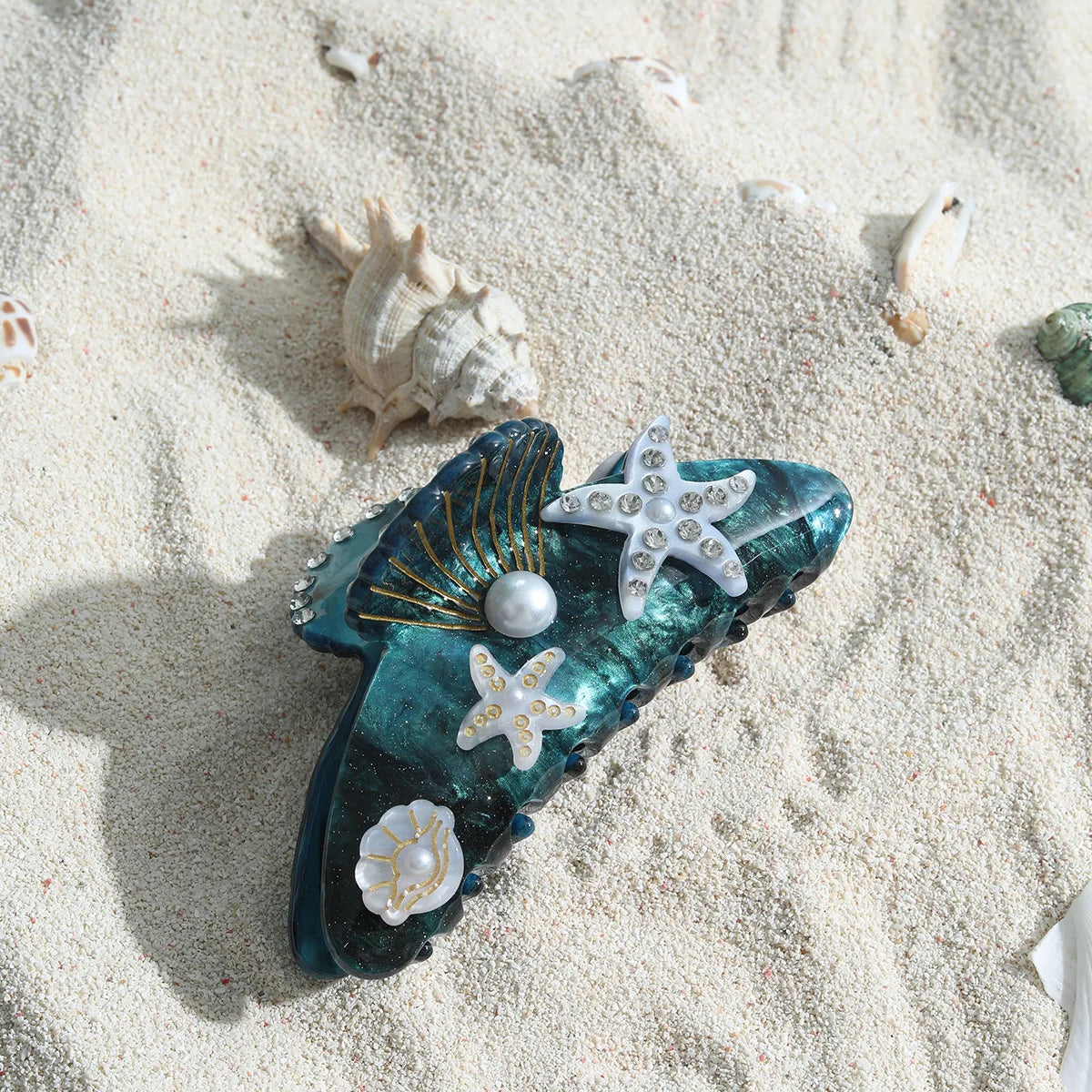 Colorful Ocean Hair Clip for Women