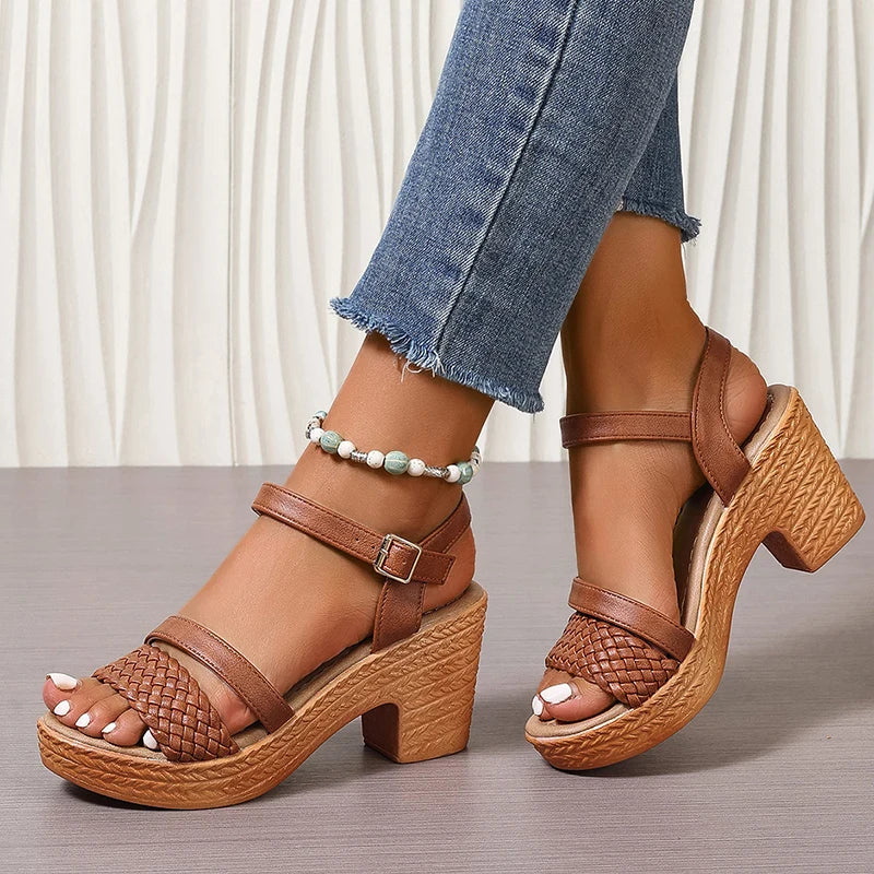 Braided Flat Summer Sandals