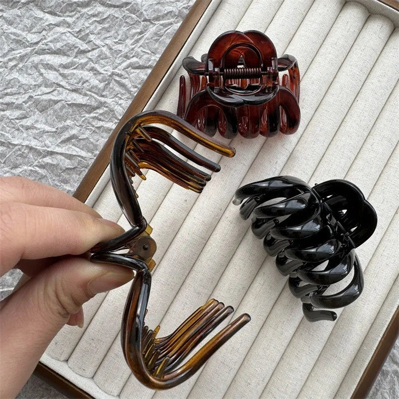 Big Plastic Ponytail Hair Claw Clips for Women Girls