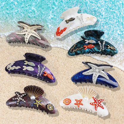 Colorful Ocean Hair Clip for Women - Luxivelle