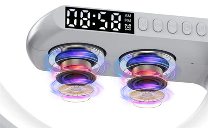 Smart Clock Radio with LED Light and Wireless Charging
