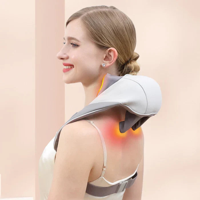 Warm Neck and Shoulder Massage Wrap for Pain Relief