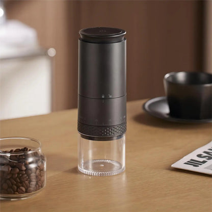 Compact Rechargeable Coffee Grinder with Adjustable Burr Mill - Luxivelle