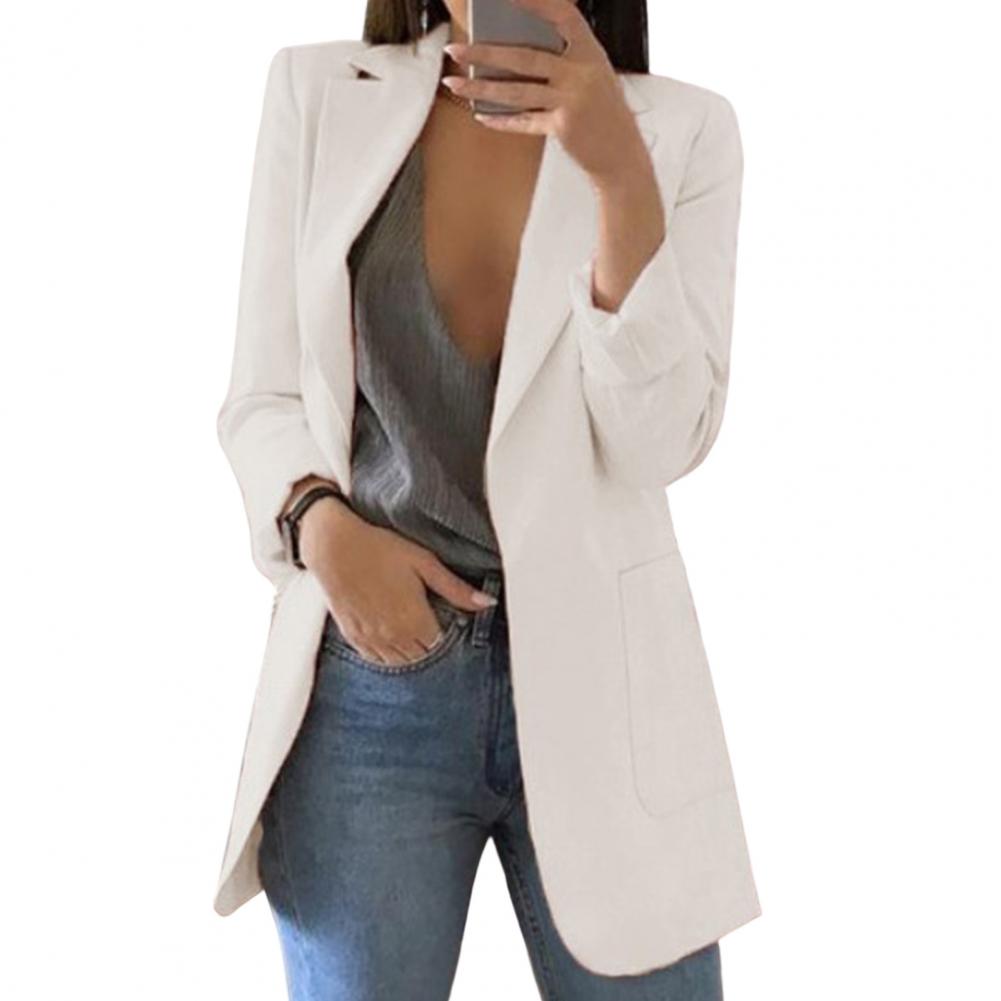 Women's Breathable Casual Open Front Blazer Coat