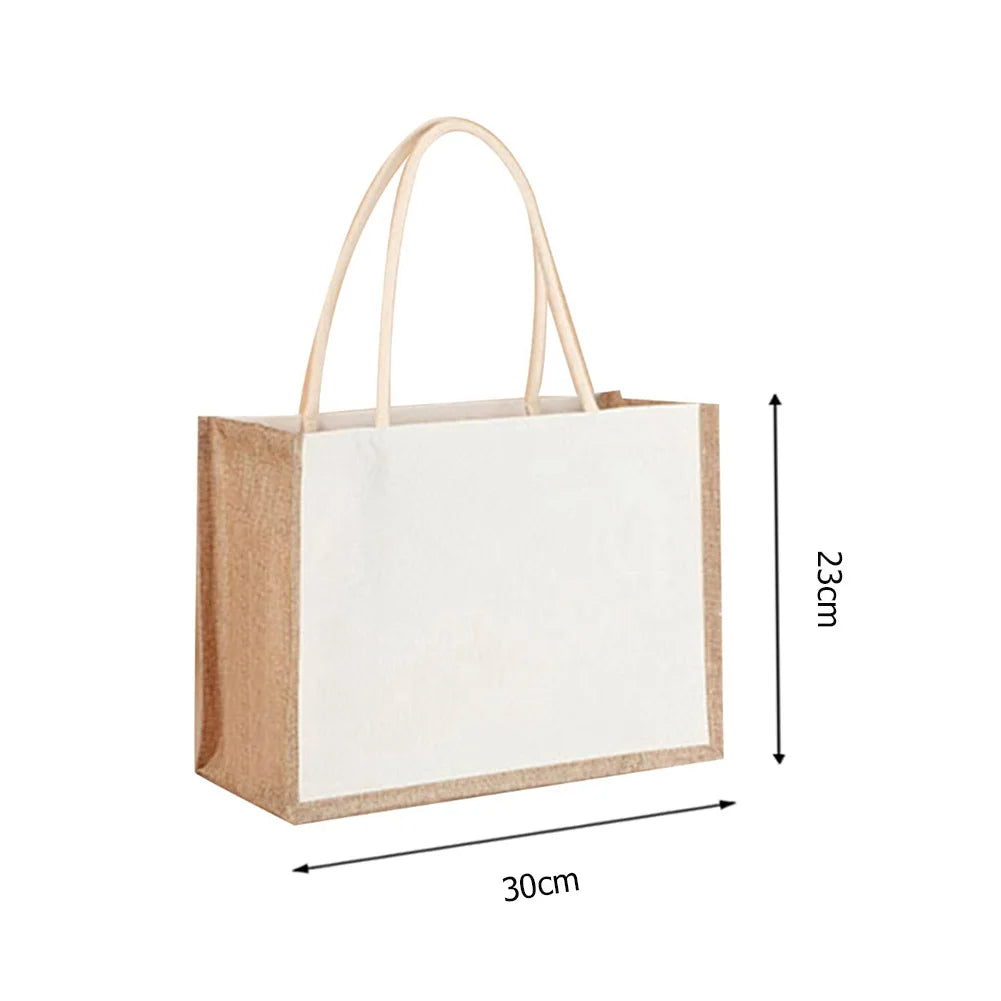 Variant image for Burlap Bliss | Custom Tote Bag - Eco-Friendly & Stylish-2
