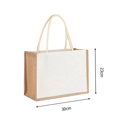 Variant image for Burlap Bliss | Custom Tote Bag - Eco-Friendly & Stylish-2
