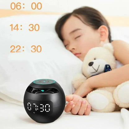 Wireless LED Clock Radio with Bluetooth and Colour Changing Light