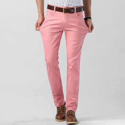 Regular Fit Solid Color Trousers