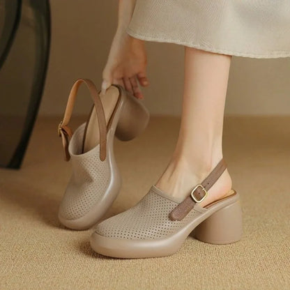 Chic Cutout High Heel Sandals