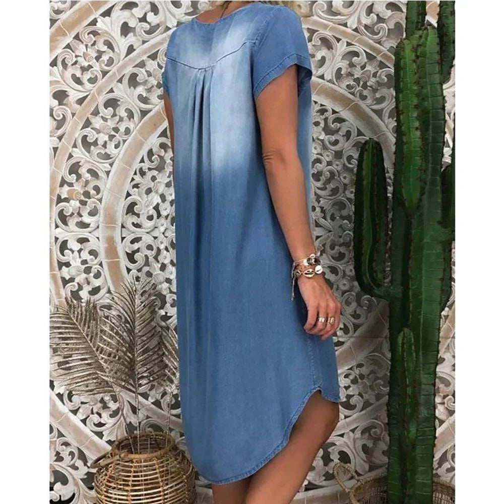 Casual Blue Jeans Sundress