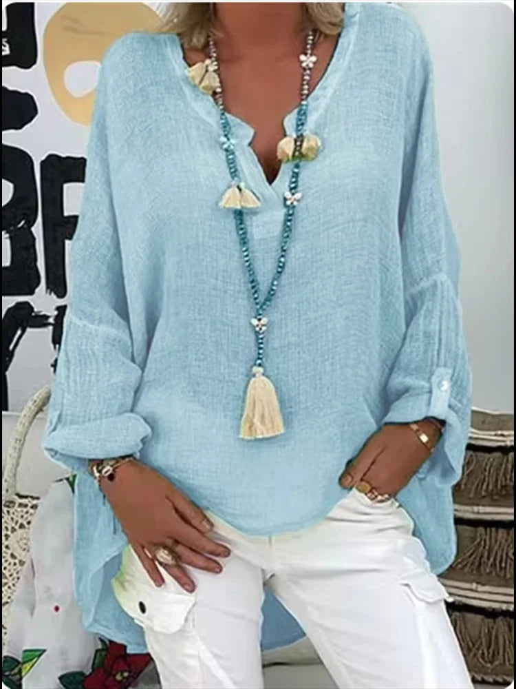 Loose Fit Casual Women's Blouse - Luxivelle