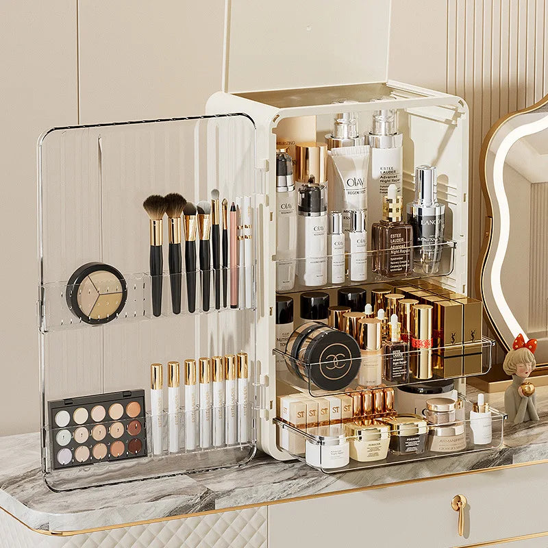 Premium Makeup Case - Compact Cosmetic Storage Box