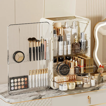 Premium Makeup Case - Compact Cosmetic Storage Box