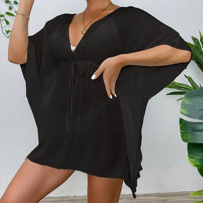 Relaxed Fit Beach Cover Up Swimsuit Dress