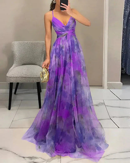 Vibrant Long Sleeve Women's Dress