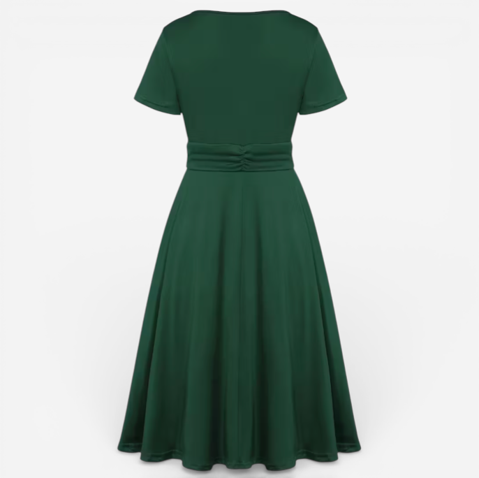 Elegant Ladies' Off-Center Evening Dress