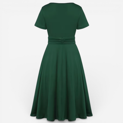 Elegant Ladies' Off-Center Evening Dress