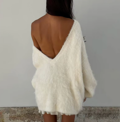 Cozy Oversized Soft Sweater Dress