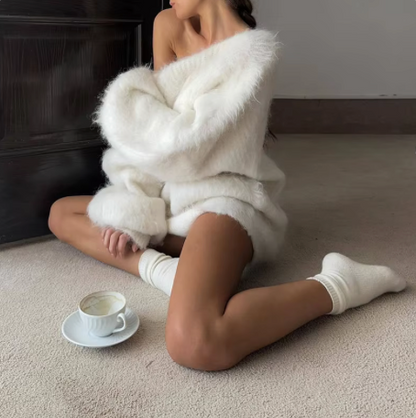 Cozy Oversized Soft Sweater Dress