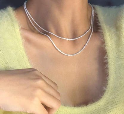 Sparkling Night Sky Pendant Necklace Set