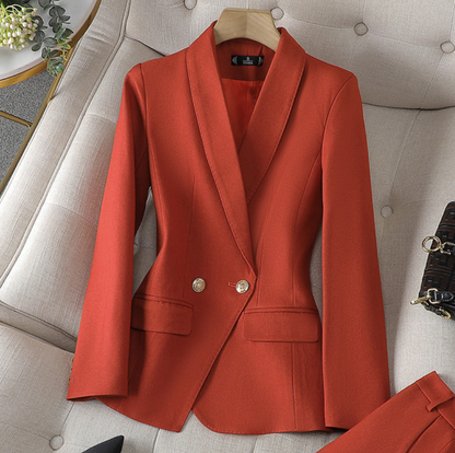 Womens Classic Two Piece Suit Set